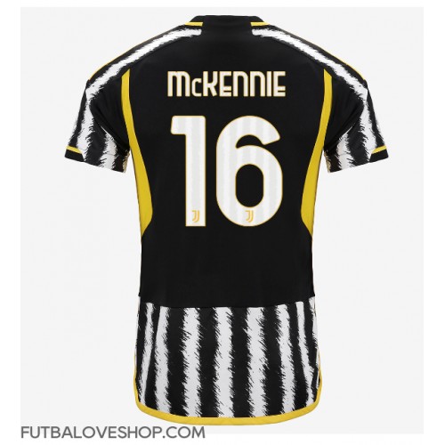 Dres Juventus Weston McKennie #16 Domáci 2023-24 Krátky Rukáv